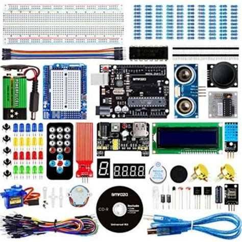 Ultimate Starter Kit Arduino UNO R3 LCD Stepper India | Ubuy