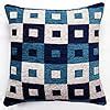 Buy Saral Home Chenille Cushion Cover, Standard, Blue, Set of 2 Online ...