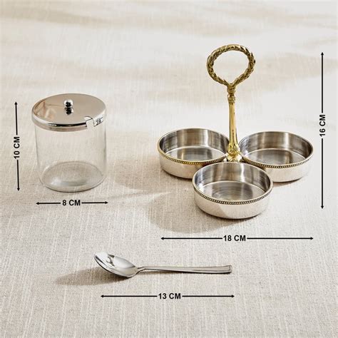 Buy Serveware Bulk Majestic 7Pcs Aluminium Jar Set from Home Centre at ...