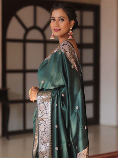 Buy Silk Blend Saree Online At Best Price