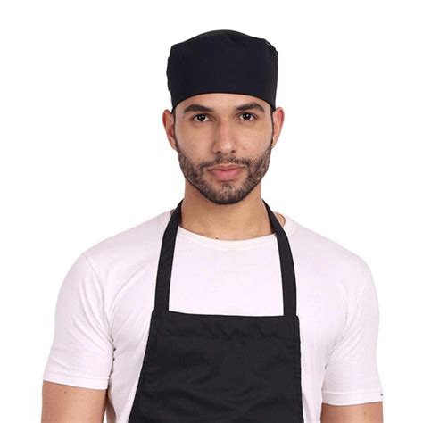 Black Chef Apron and Cap – uniformer