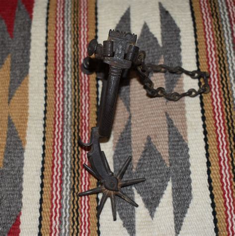 ANTIQUE SPANISH COLONIAL ? HAND FORGED SINGLE SPUR | #4637181254