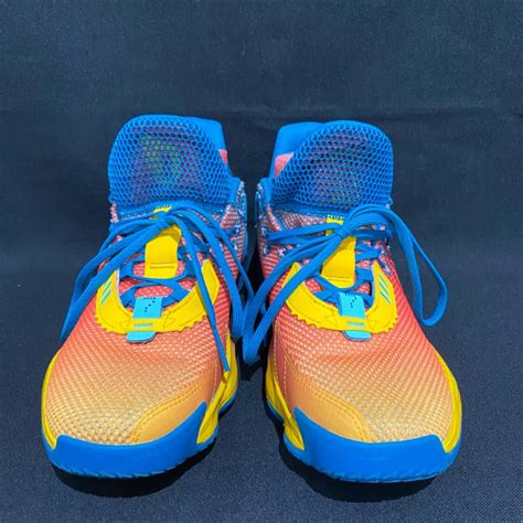 Womens ADIDAS Blue Orange Sport Shoe(s)