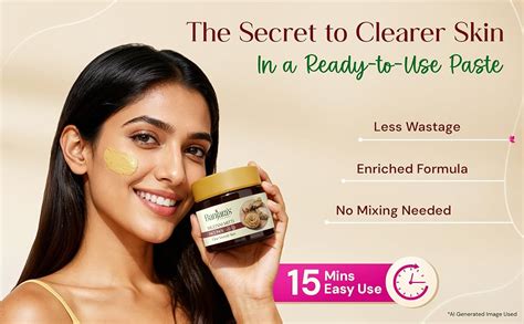 Banjara's Multani Mitti Face Pack Clear Smooth Skin (15min easy use ...