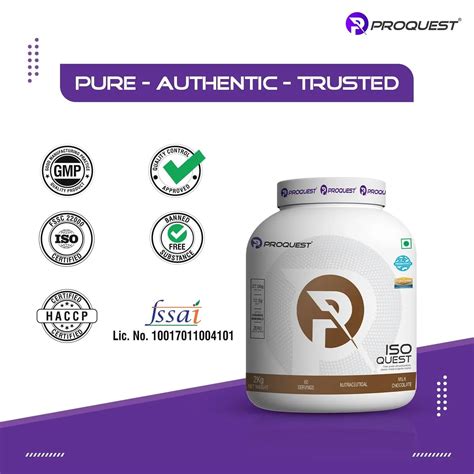 Buy Proquest Isolate Whey Protein Iso Quest | 27G Protein Per Scoop ...