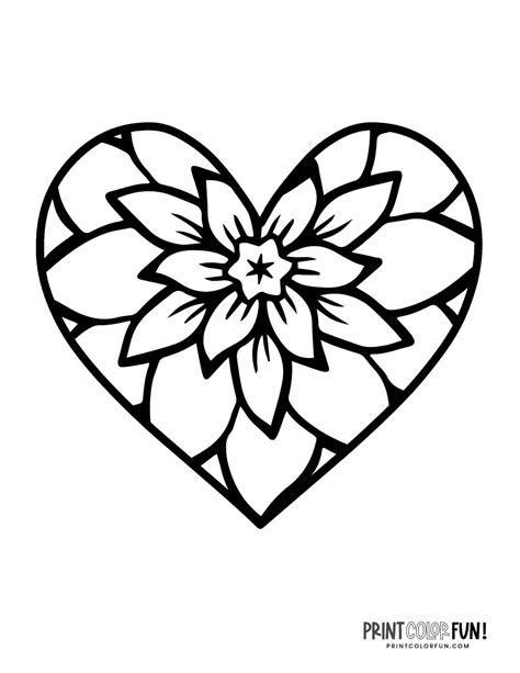 Heart Coloring Sheets Printable - Jace Printable