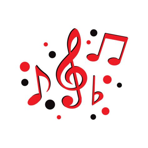 Red Music Notes 的图像结果