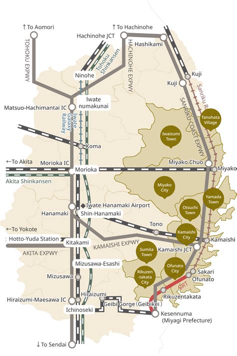 Map Of Yamada Japan