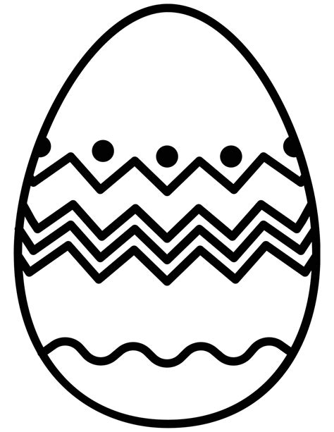 Printable Easter Egg Template - Printable Free Templates