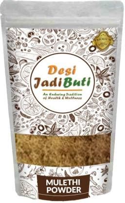 Desi Jadi Buti Mulethi Powder - Licorice Root Powder - Yashtimadhu ...