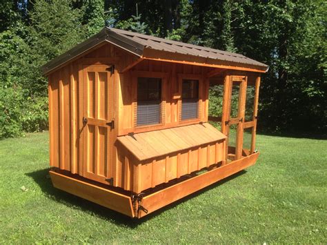 5x6 Chicken Coop with Run | Amish Built Chicken Coops