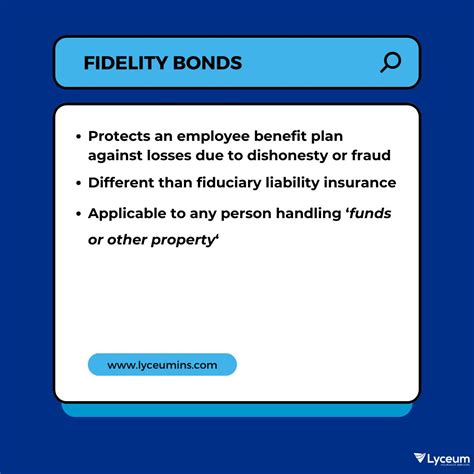 Introducing ERISA Fidelity Bonds | Lyceum Insurance Services posted on ...