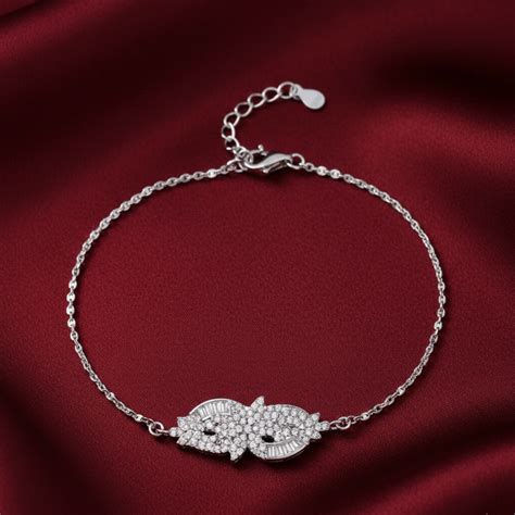 Aura 925 Sterling Silver Bracelet with Adjustable Length – Tuanz