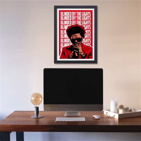 The Weeknd Singer Artwork Canvas Poster Frame Music Band Posters – Good ...