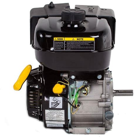 Buy 6.5 HP OHV Recoil Start 6:1 Gear Reduction Horizontal Shaft Gas ...