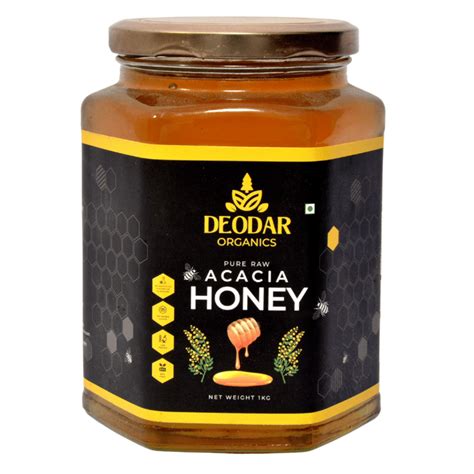 Deodar Organics Wild Acacia Babool Forest Honey | 100% Pure, Raw ...