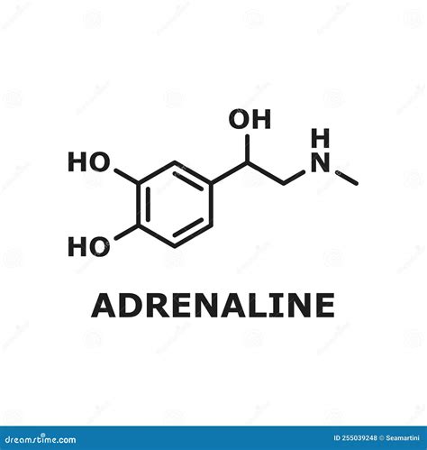 Adrenaline Molecule Diagram