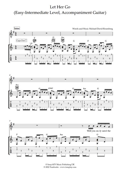 Let Her Go Passenger Chords