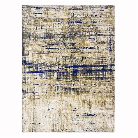 Milano Modern Navy Power Loom Rug
