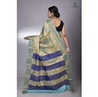 Nature’s Melody Pen Kalamkari Saree Garuda Prakashan
