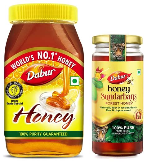DABUR Honey Sundarbans-500Gm: 100% Pure Wild Forest Honey | Raw ...
