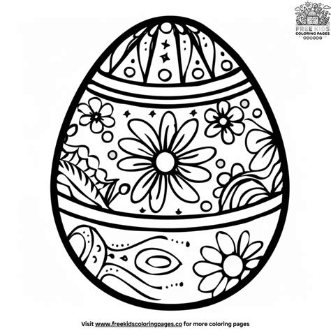 25+ Free Easter Egg Coloring Pages For Family Fun