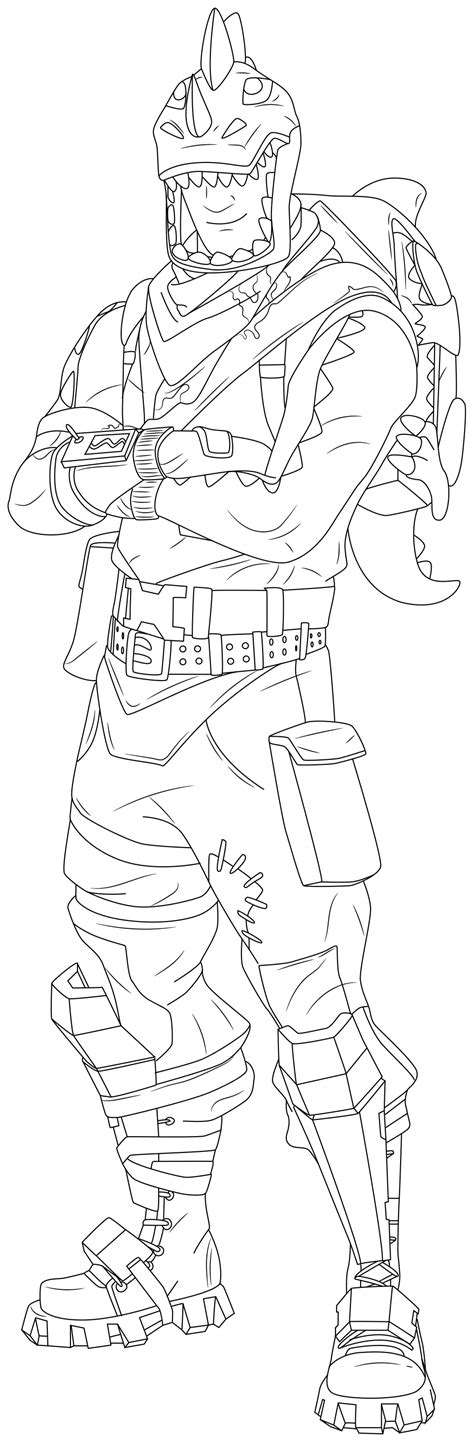 Renagade Raider - Free Coloring Pages