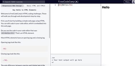 Image result for Freecodecamp Code Editor