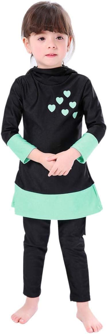 IDOPIP Muslim Swimsuit for Girls Kids 2 Pieces Modest India | Ubuy