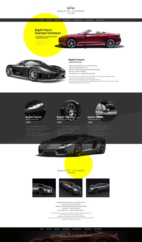 企业网站 汽车网页设计|网页|企业官网|小傲娇i - 原创作品 - 站酷 (ZCOOL)