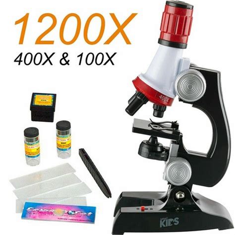Kids Educational Microscope Kit Science Lab LED India | Ubuy