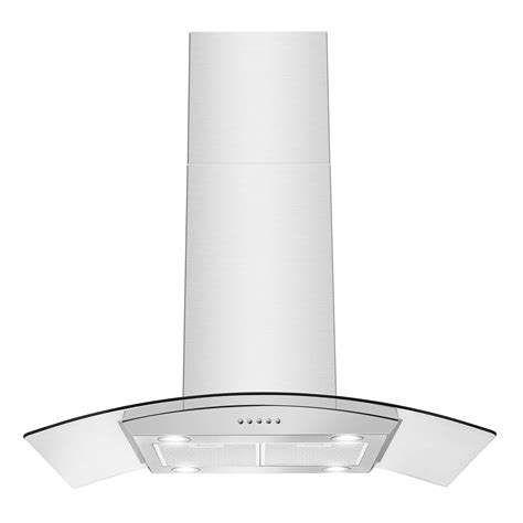 Buy 36 inch Island Range Hood 700 CFM Ceiling Hood Stainless Steel ...