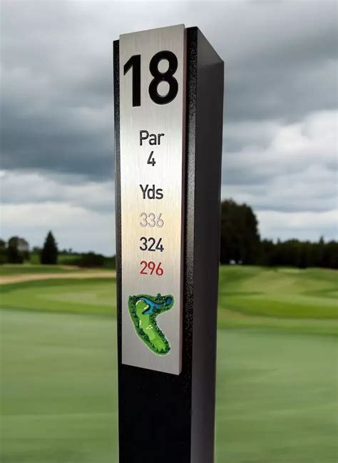 Image result for Custom Golf Course Signs
