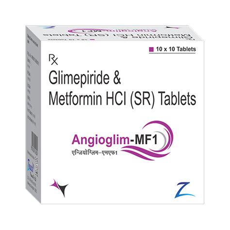 ANGIOGLIM-MF1 Tablets Zenacts Pharma