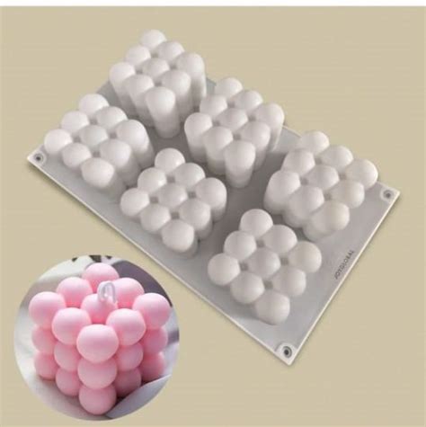 Arteria. Bubble Candle Mould 3x3