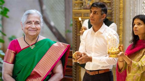Sudha Murty Lauds Son-In-Law Rishi Sunak For His 'Good Indian Cultural ...