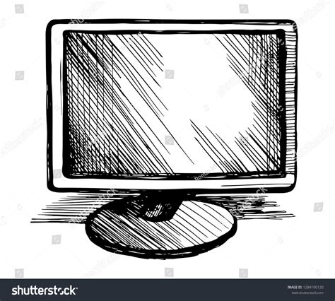 Computer Monitor Vector Drawing 的图像结果