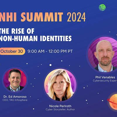 NHI Summit 2024: The Rise of Non-Human Identities, October 30 2024 ...