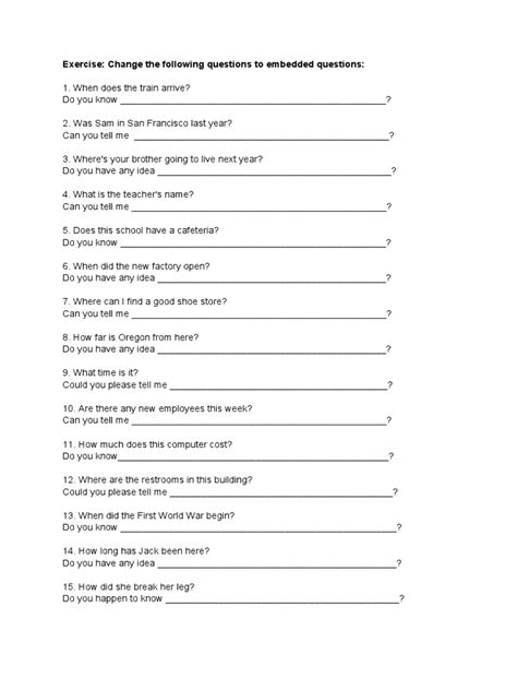 Image result for Embedded Questions