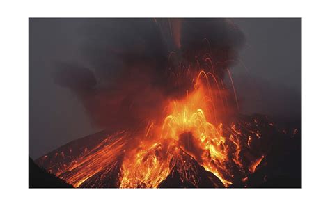 Go Green Tale Nature Sticker Poster Volcano Explosion Wall Poster Home ...
