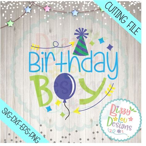Birthday Boy SVG DXF EPS Cut File One Cut File One Svg Boy - Etsy India