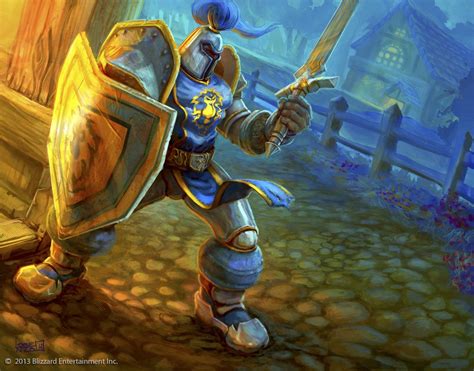 Human Footman - Done for the World of Warcraft Trading Card game ...