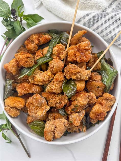 Taiwanese Popcorn Chicken - Crispy and Crunchy! - Herman at Home