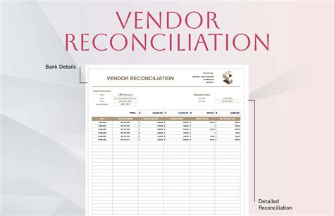 Vendor Reconciliation Template in Excel, Google Sheets - Download ...