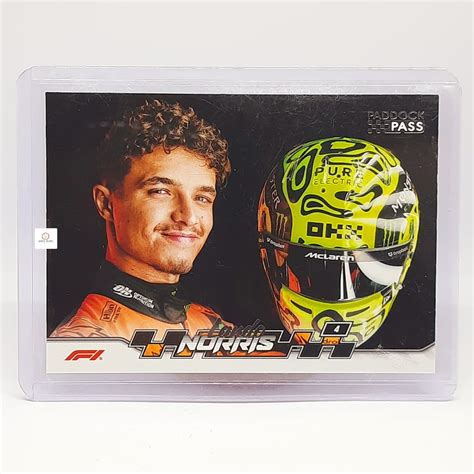 2024 Topps Paddock Pass Formula 1 – Close Ups Lando Norris with Helmet ...