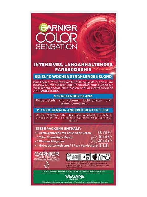 Color Sensation dauerhafte Haarfarbe Extra Hellblond | Garnier