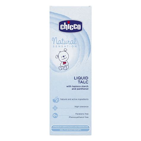 Chicco Natural Sensation Liquid Talc, 100 ml Price, Uses, Side Effects ...