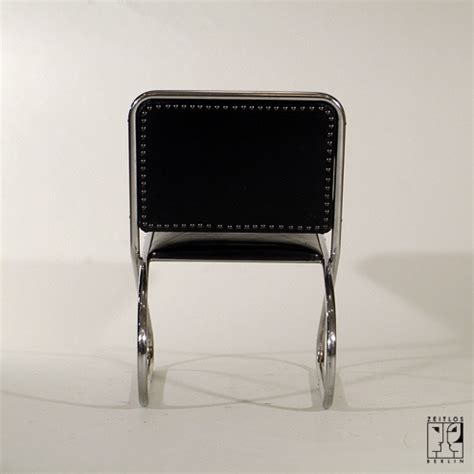 Cantilever tubular steel chair by Heinz and Bodo Rasch in Streamline ...