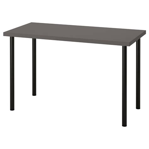 Ikea Lagkapten Adils Desk 120x60 Cm Dark Grey Black | Desertcart INDIA