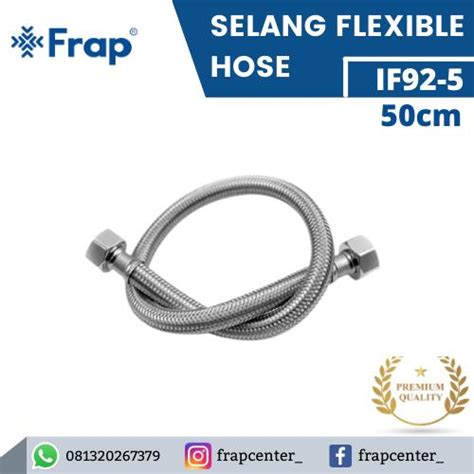 Jual Selang Flexible Anyam Water Heater Hot And Cold Frap / IF92-3/4/5 ...